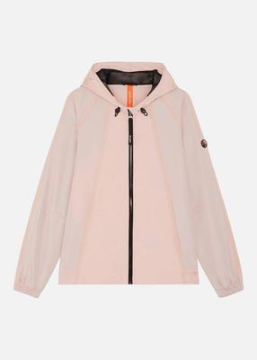 SI ANORAK SILVER PINK