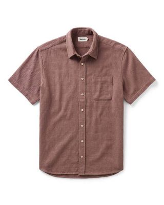 The Short Sleeve California in Redwood Hacci