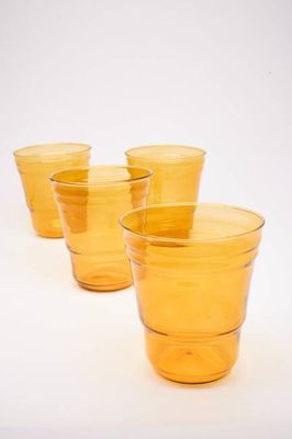 Fantastic-Not-Plastic Tall Glasses in Marigold