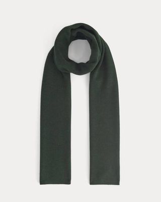 The Cabin Scarf | Heathered Dark Sea