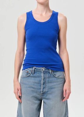 Poppy Tank in Cobalt