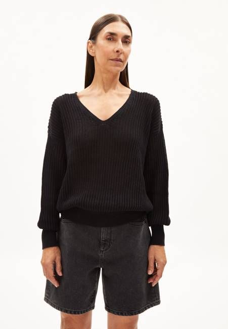 RANAA CROCHET LINO| black