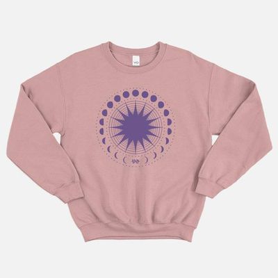 Vintage Lunar Cycles Sweatshirt (Unisex)