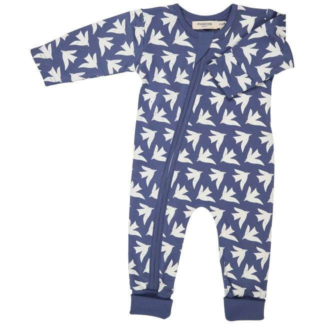 Zip Romper - Seagulls