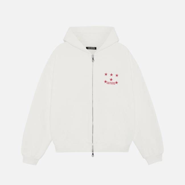 CB Last Temptation White Zipped Hoodie