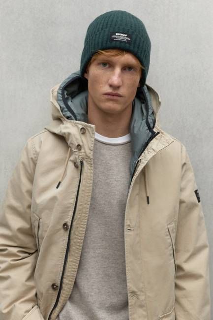 DARK GREEN THICK HAT