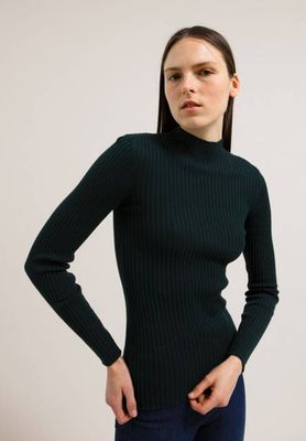 ALAANIA KNIT SWEATER | deep lake