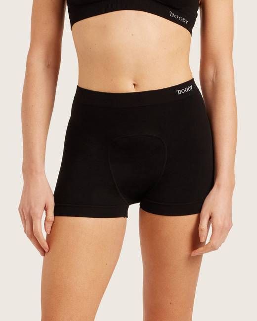 Period & Leak Proof - Undershorts 3" - Moderate - Black