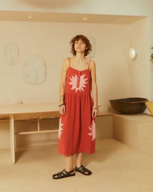 L F Markey Paprika Bron Dress