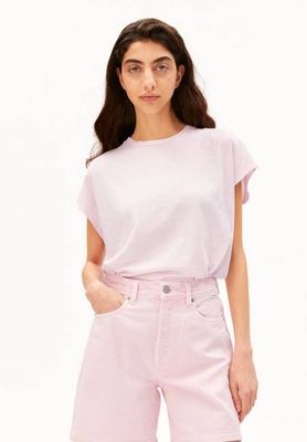 SLUB JERSEY T-SHIRT | pink mist
