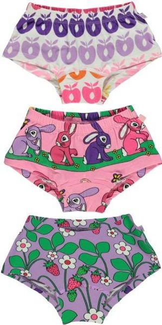 3 Pack Girls Underpants, Multiple Prints