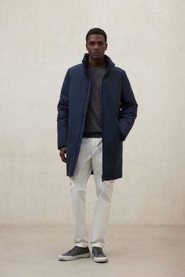 NAVY BLUE LEVOR COAT