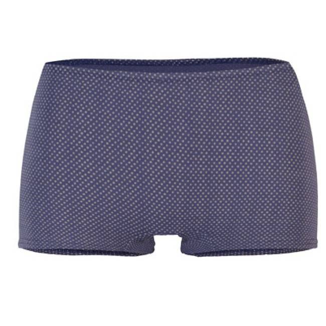 Bio-Panty Erna Muster blau + Punkte grau - kaufen