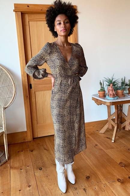 Juliette Dress Midi - Little Cheetah