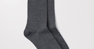 The Merino Sock in Charcoal Melange | Merino wool | Asket