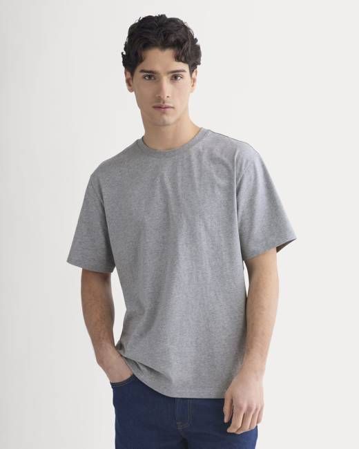 Archive Standard-Fit Cotton Crew | Vintage Heather Grey