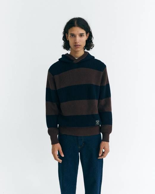 Wool striped Tobby hoodie