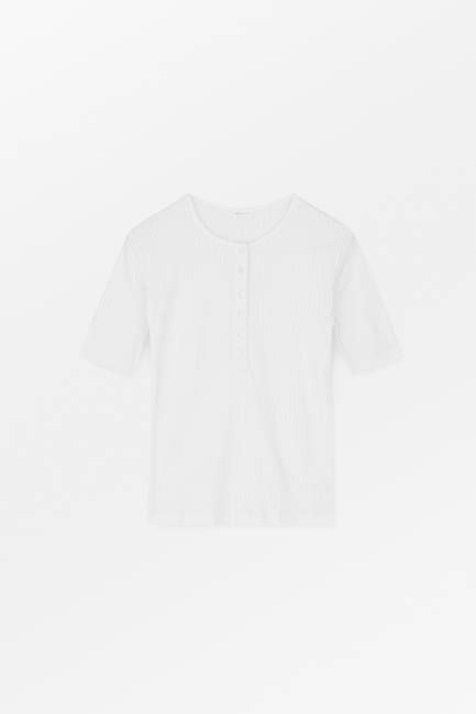 Liv henley tee - Optic white