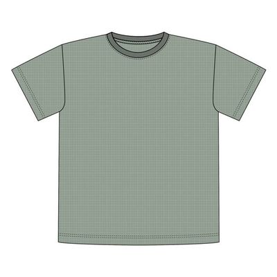 DEDICATED - T-shirt Danviken Waffle Iceberg Green