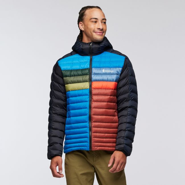 Funky Fuego Down Hooded Jacket - Men's