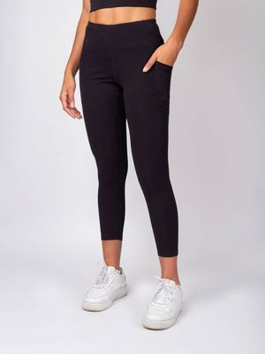 PlantTec™ Organic Crop/Petite Leggings | Eclipse