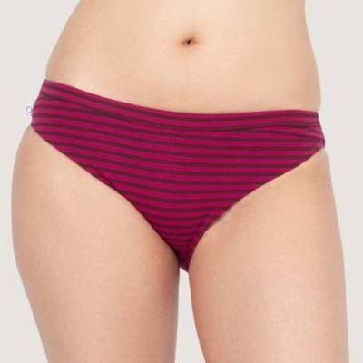 Bio Bikinihose Fjorde beere Streifen - kaufen
