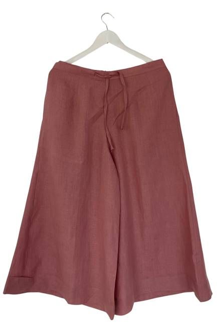 NEW! Linen Culotte Nostalgia Rose