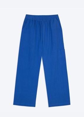 Lowie Blue Seersucker Trousers