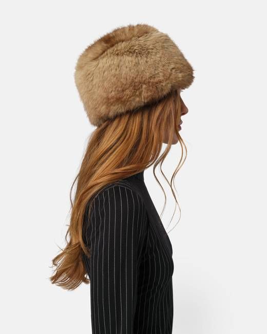 Margot Mink Pillbox Hat