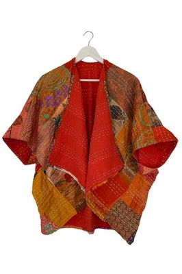 NEU! PETITE Vintage Patchwork Stories Kimono Nr.53