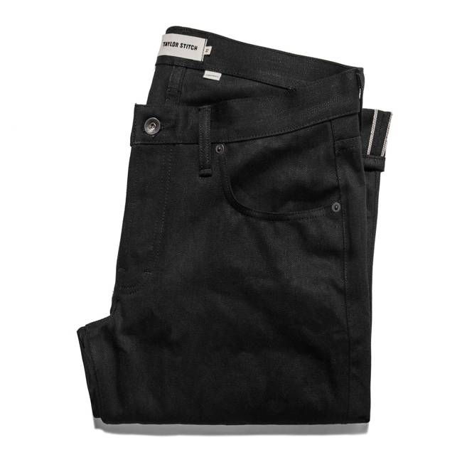 The Slim Jean in Kuroki Mills Black Selvage