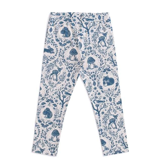 Leggings - Animal Tapestry Delft Blue