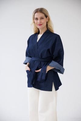 NEW! Belted Overlay Denim