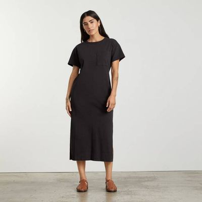 The Organic Weekend Maxi Dress | Black