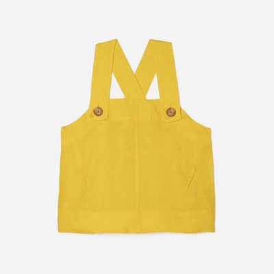 The Apron Linen Tank | Super Lemon