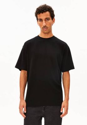 MAARKOS WAFFLE T-SHIRT| schwarz