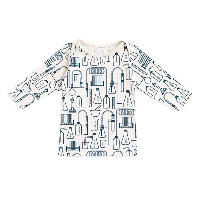 Long-Sleeve Lap Tee - Chemistry Navy