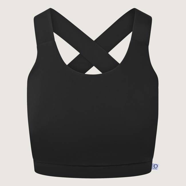 Recycling Bikini-Top Strongly schwarz