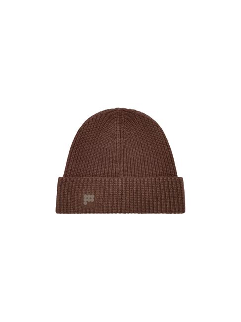 Recycled Cashmere Hat—chestnut brown