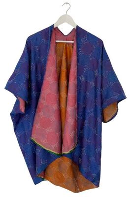 Trudi-Poncho Nr. 64 aus Seide im Vintage-Stil, Jodhpur Bearbeiten