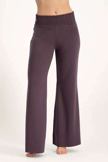 Flow Wide Yoga Pants - Berry