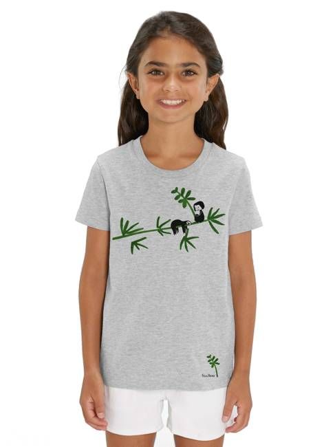 Faultier Kids T-Shirt grey melange