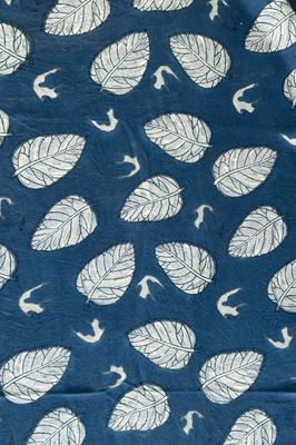 NEW! Amber Cotton Muslin SCARF Indigo