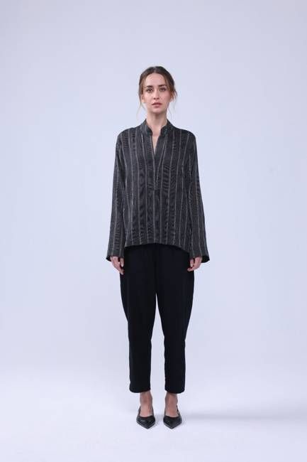 Joyce Blouse | Blouse | Viscose Stripe