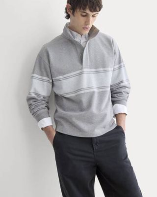 Off-Duty Terry Pullover | Vintage Heather Grey / Bone