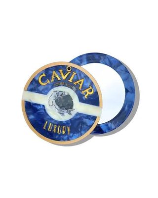Blue - Hand Painted Caviar Compact Mirror