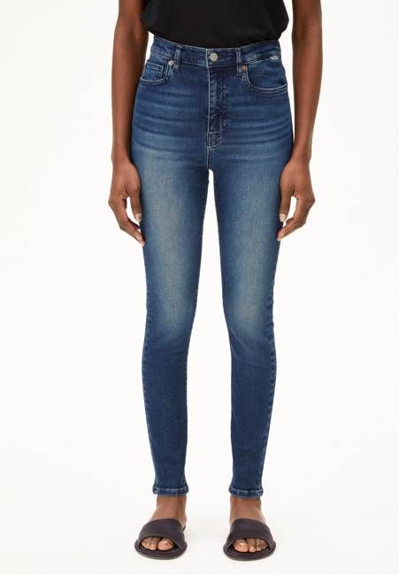 INGAA HIGH WAIST SKINNY JEAN | galaxy blue