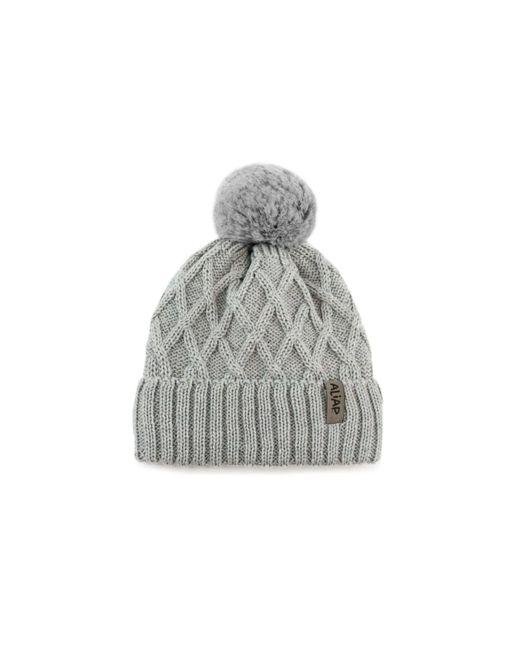 Merino Wool Hat with Pompom