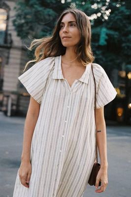 The Walter Dress | Dusk Stripe