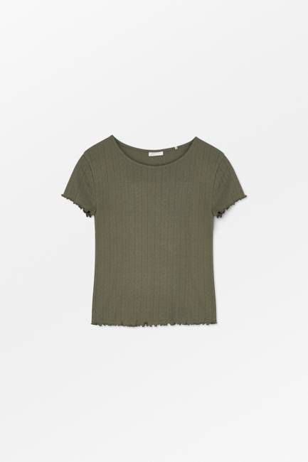 Edie cap sleeve tee - Olive